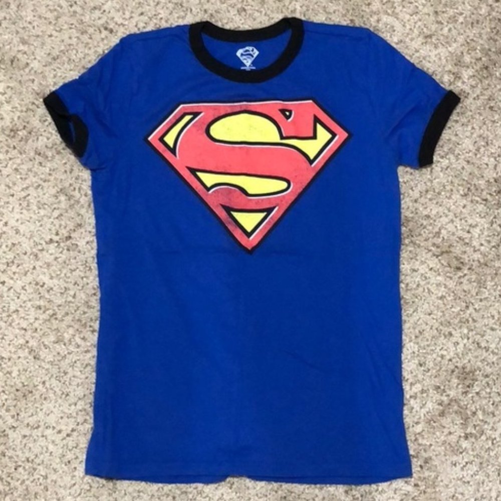 Superman Womens Fitted T-Shirt: XS